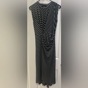 Black + White Stripe Dress